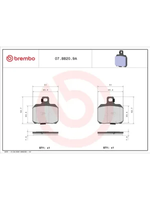 07BB209A_封 AM - 刹车片 07BB209A