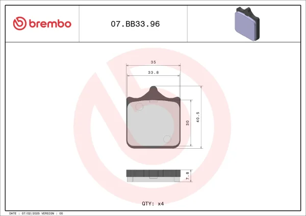 AM - 刹车片 07BB3396