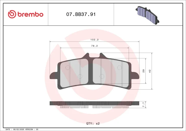 AM - 刹车片 07BB3791