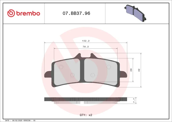 AM - 刹车片 07BB3796
