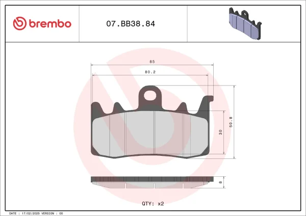 AM - 刹车片 07BB3884