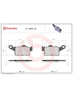 AM - 刹车片 07BB399A