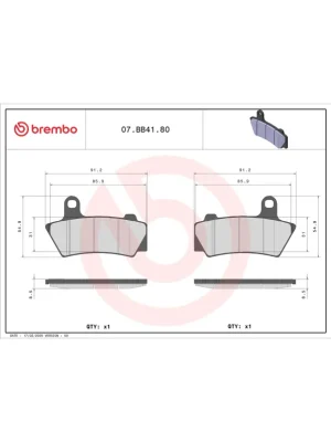 AM - 刹车片 07BB4180
