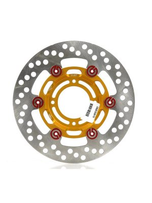 Racing - 218x4mm 浮动刹车碟 金色芯红色扣 08B30810